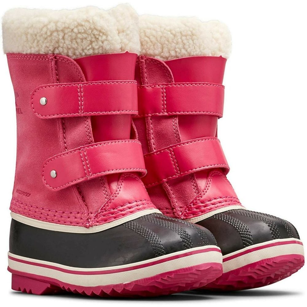 Sorel Girls Pink 1964 Pac Strap NC1876-652 Mid Calf Winter Snow Boot Size US 9